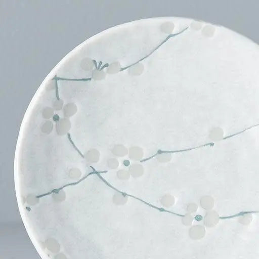 Plate 13cm White Blossom Glaze Wholesale Hub
