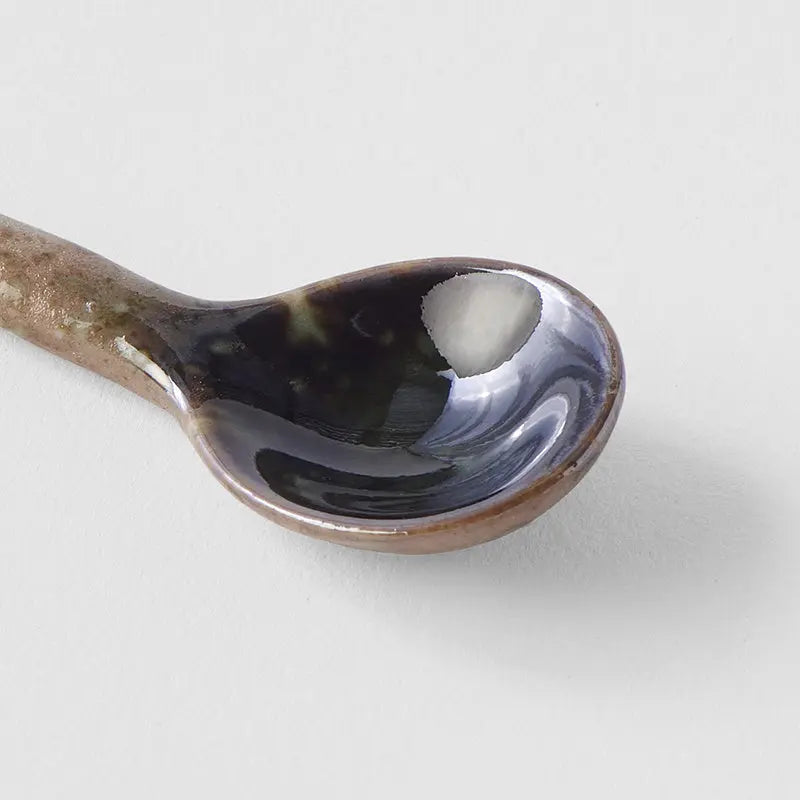 Spoon 12cm Crystal Green Glaze Wholesale Hub