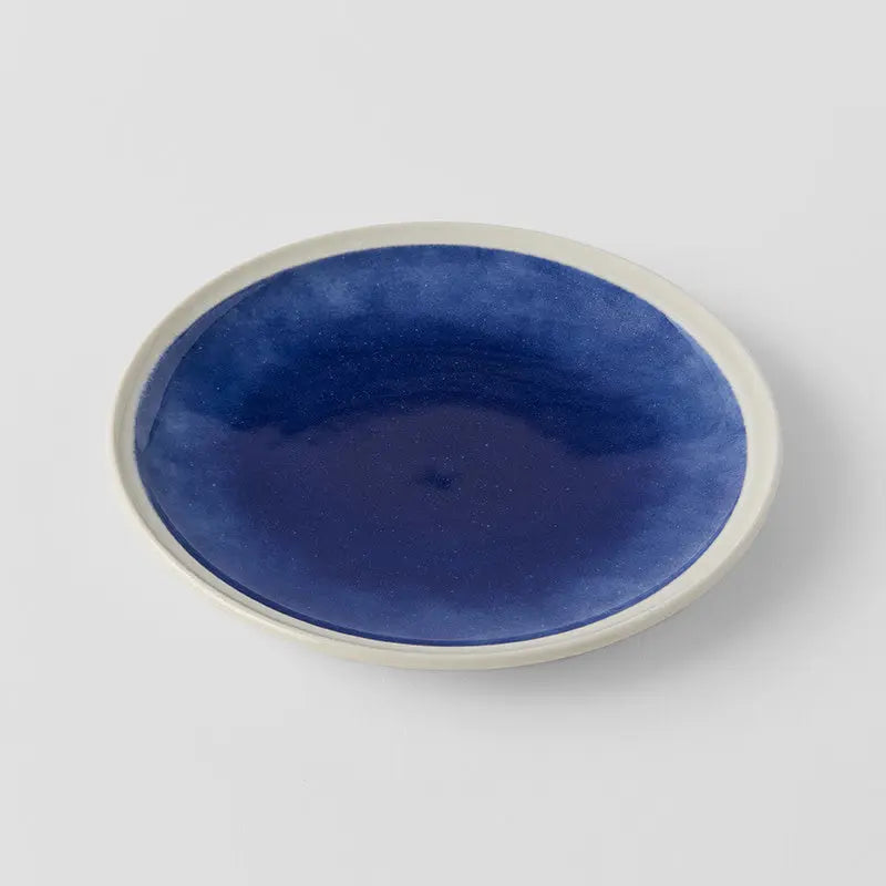 Plate 14.3cm Small Ocean Blue Glaze Wholesale Hub