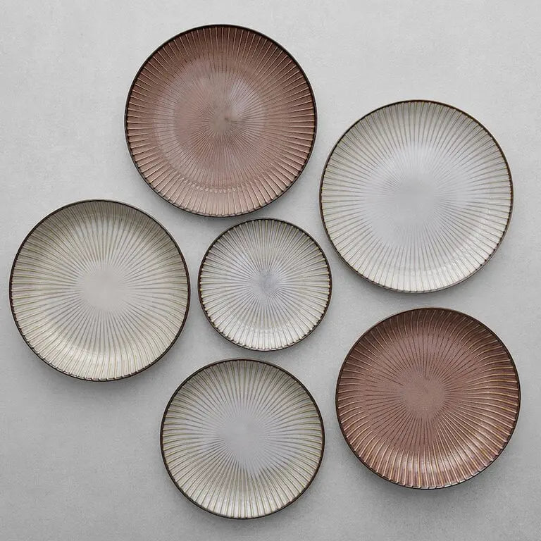 Plate High Rim 22.5cm White Sendan Glaze Wholesale Hub
