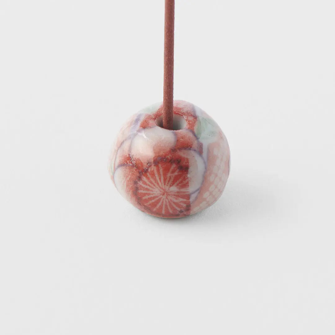 Incense Stand 2.3cm Red Chiyogami Wholesale Hub