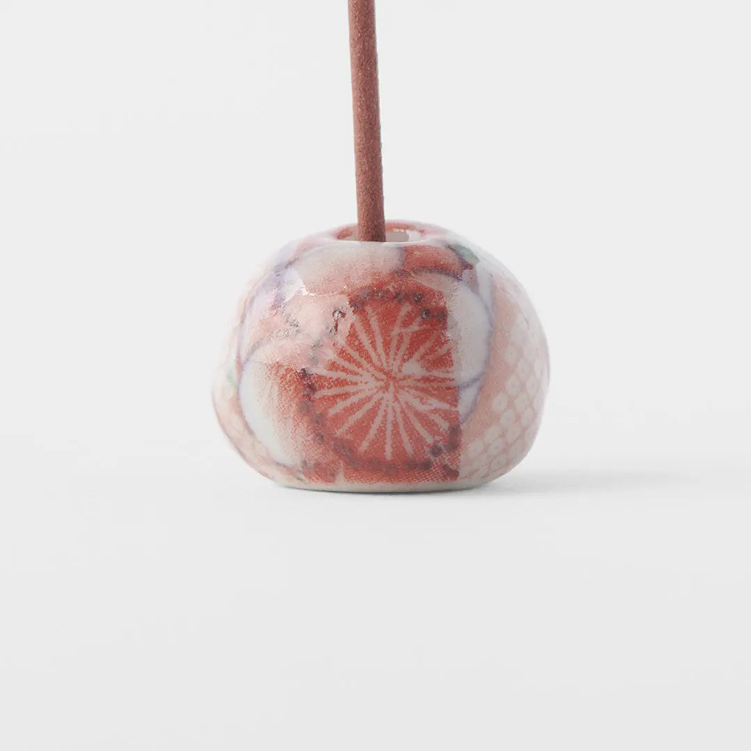 Incense Stand 2.3cm Red Chiyogami Wholesale Hub