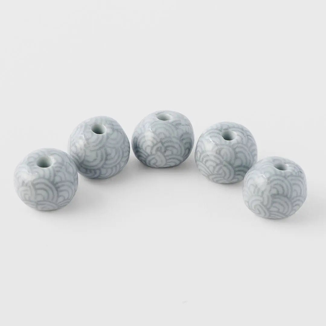 Incense Stand 2.3cm Grey Wave Wholesale Hub