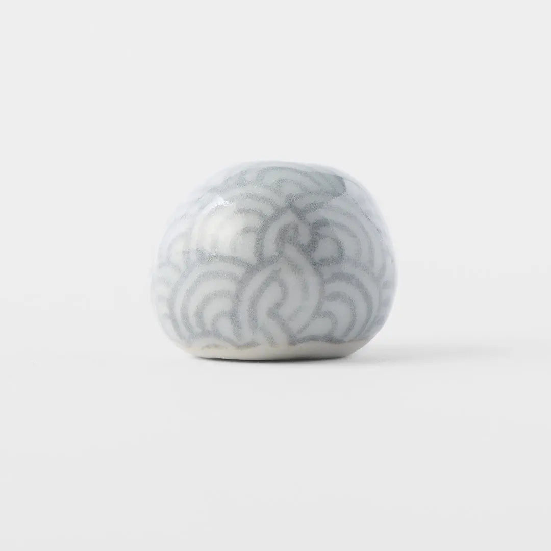 Incense Stand 2.3cm Grey Wave Wholesale Hub