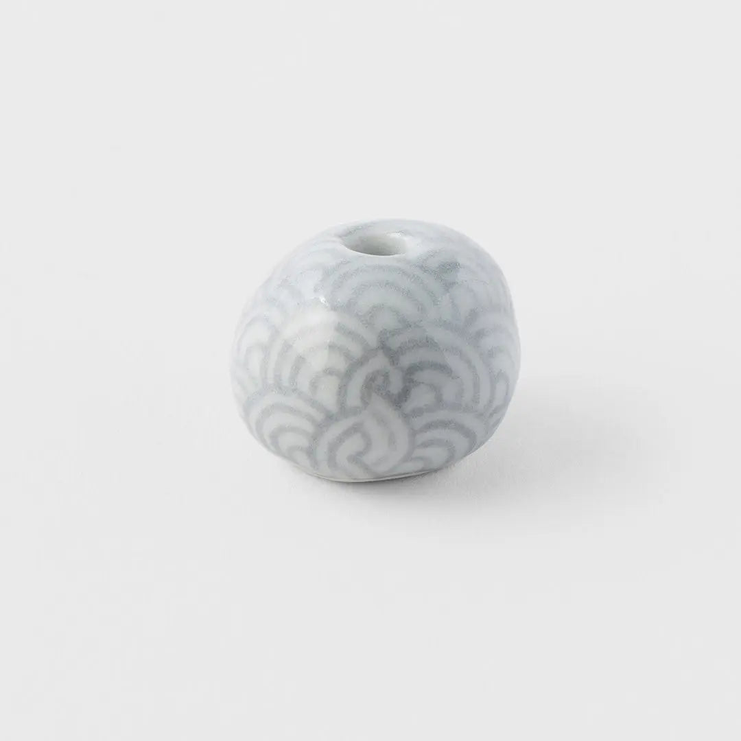Incense Stand 2.3cm Grey Wave Wholesale Hub