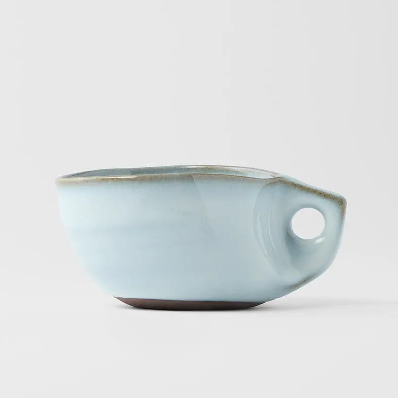 Cup 100ml Arc Ice Blue Glaze Wholesale Hub