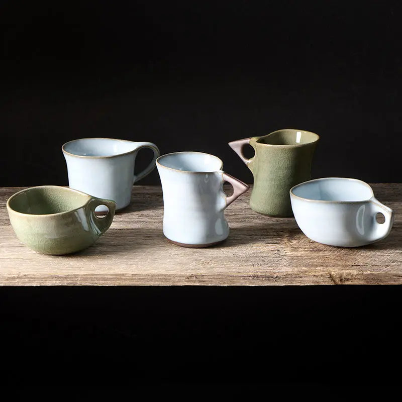 Cup 100ml Arc Ice Blue Glaze Wholesale Hub