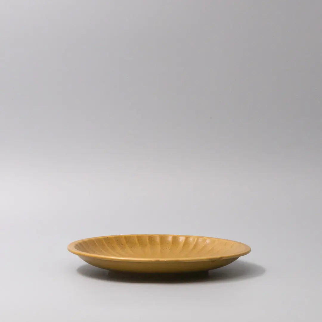 Plate 21.5cm Sunburst Turmeric Glaze Wholesale Hub