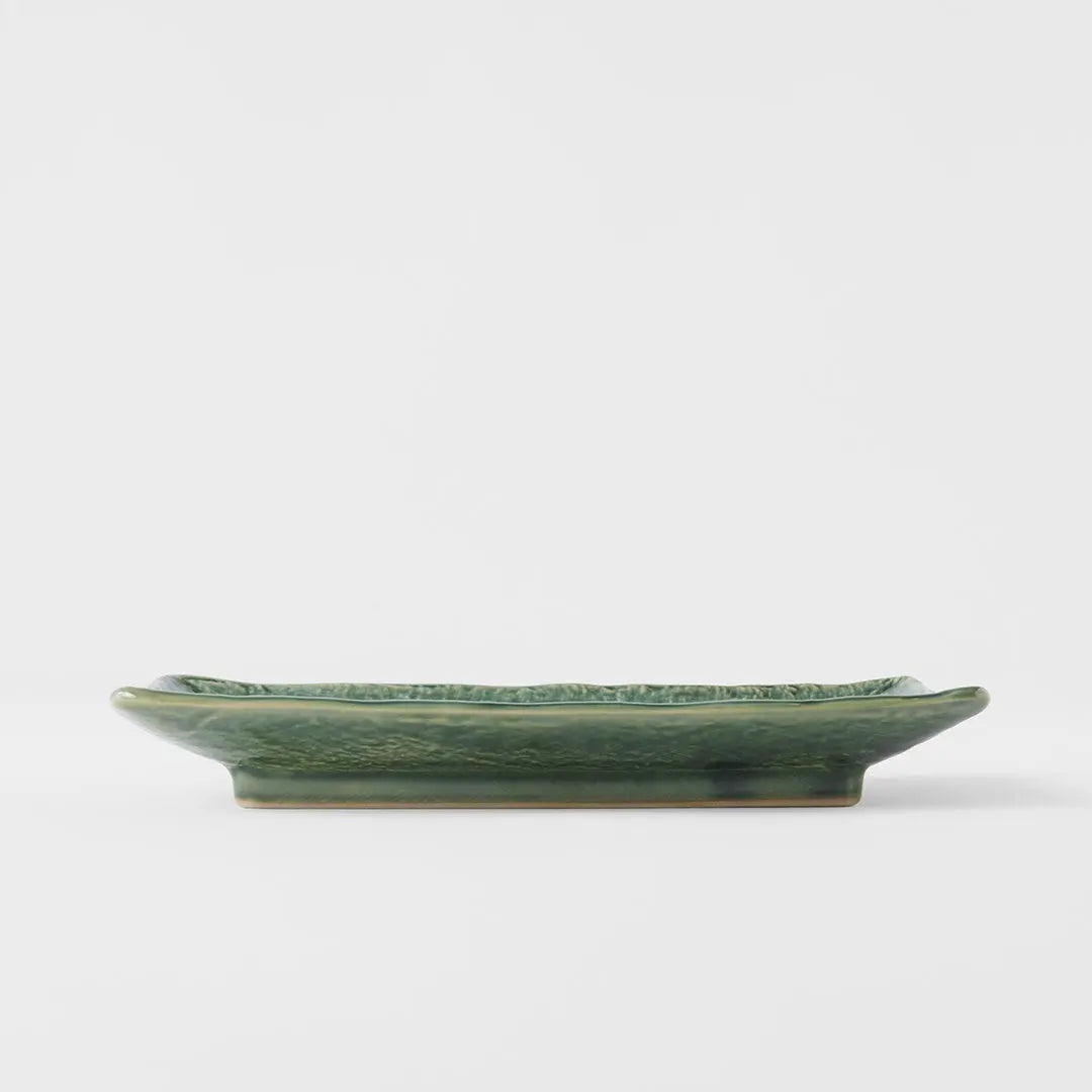 Sushi Plate 21cm Oribe Green Glaze Wholesale Hub
