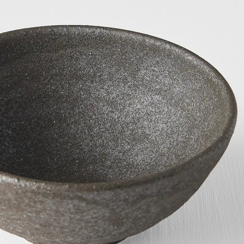 Bowl 13cm Egg Shaped Stone Glaze Wholesale Hub