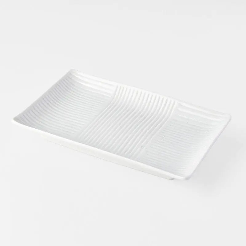 Sushi Plate 21cm Line White Design Wholesale Hub
