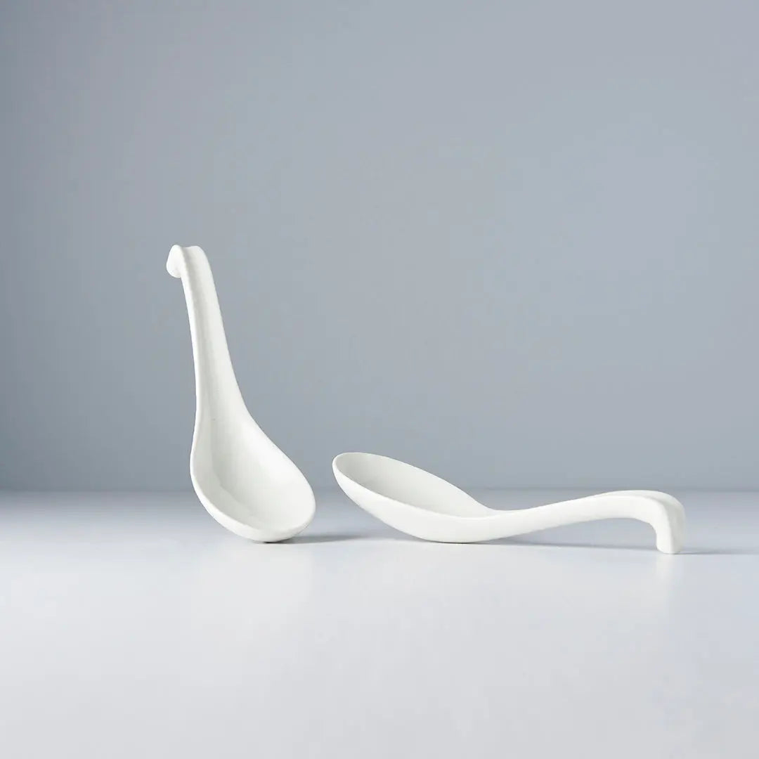 Spoon 17.5cm Kanso Soft White Glaze Wholesale Hub