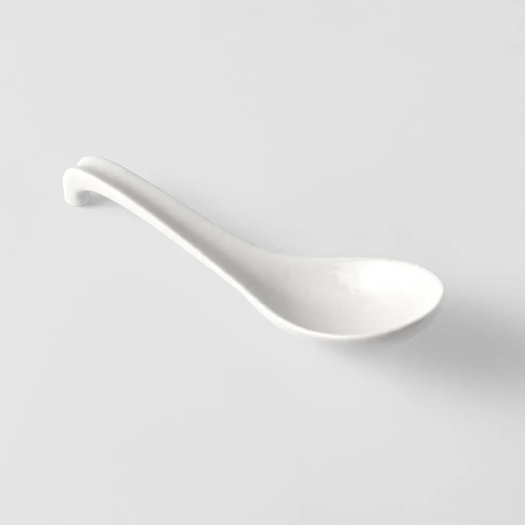 Spoon 17.5cm Kanso Soft White Glaze Wholesale Hub