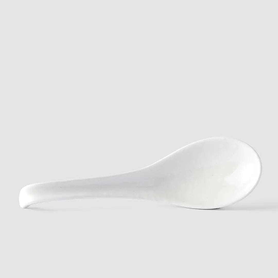 Spoon 17.5cm Kanso Soft White Glaze Wholesale Hub