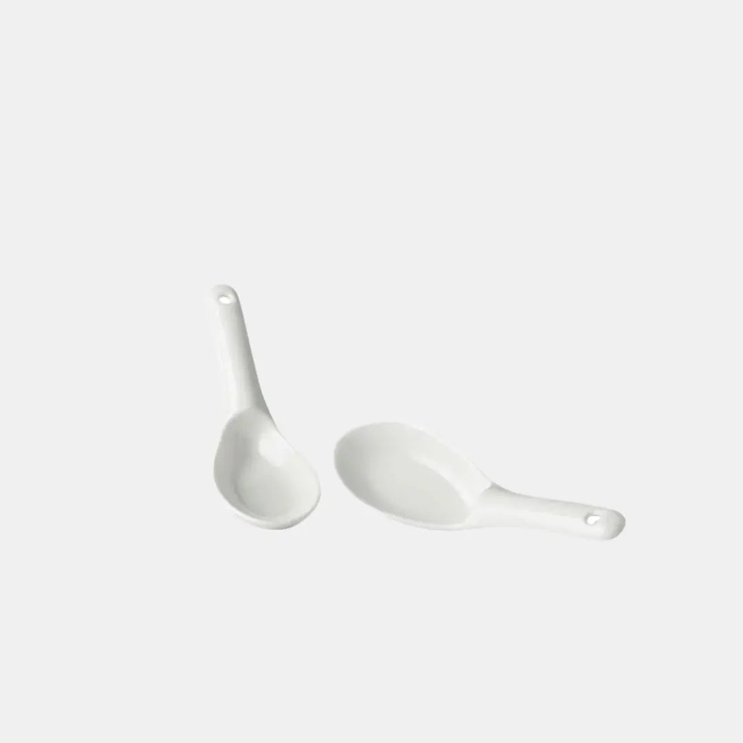 Spoon Small 15cm Kanso Soft White Glaze Wholesale Hub