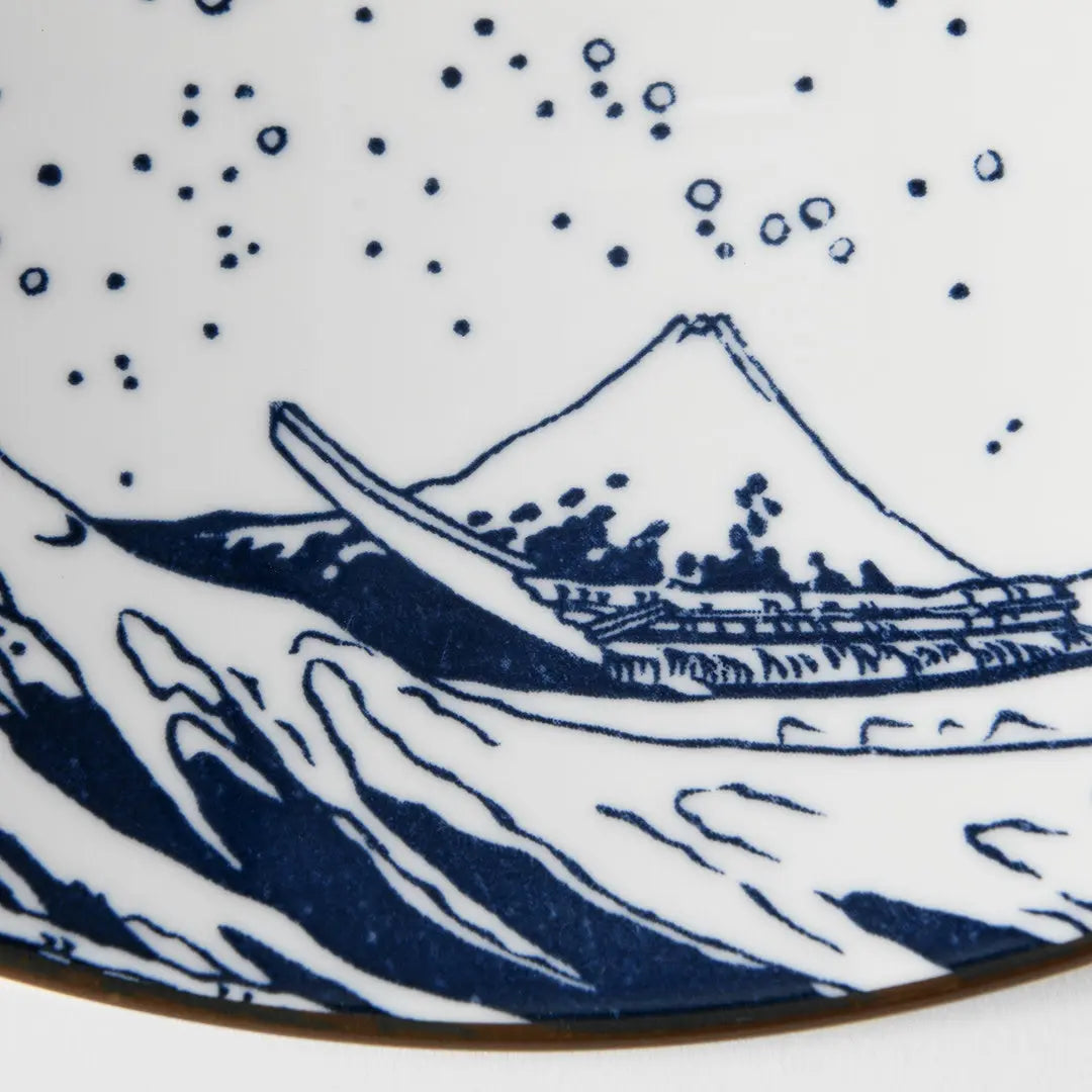 Ramen Bowl 24.5cm Hokusai Great Wave Design Wholesale Hub