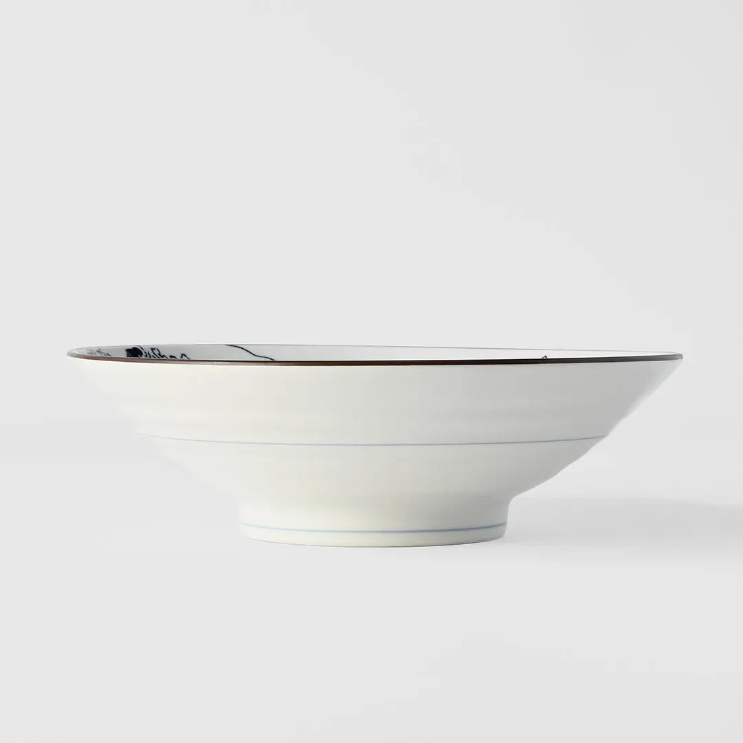 Ramen Bowl 24.5cm Hokusai Great Wave Design Wholesale Hub