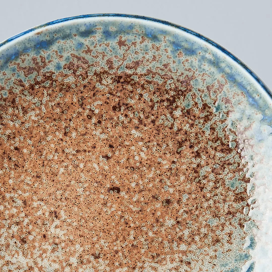 Tapas Plate 17cm Earth & Sky Glaze Wholesale Hub