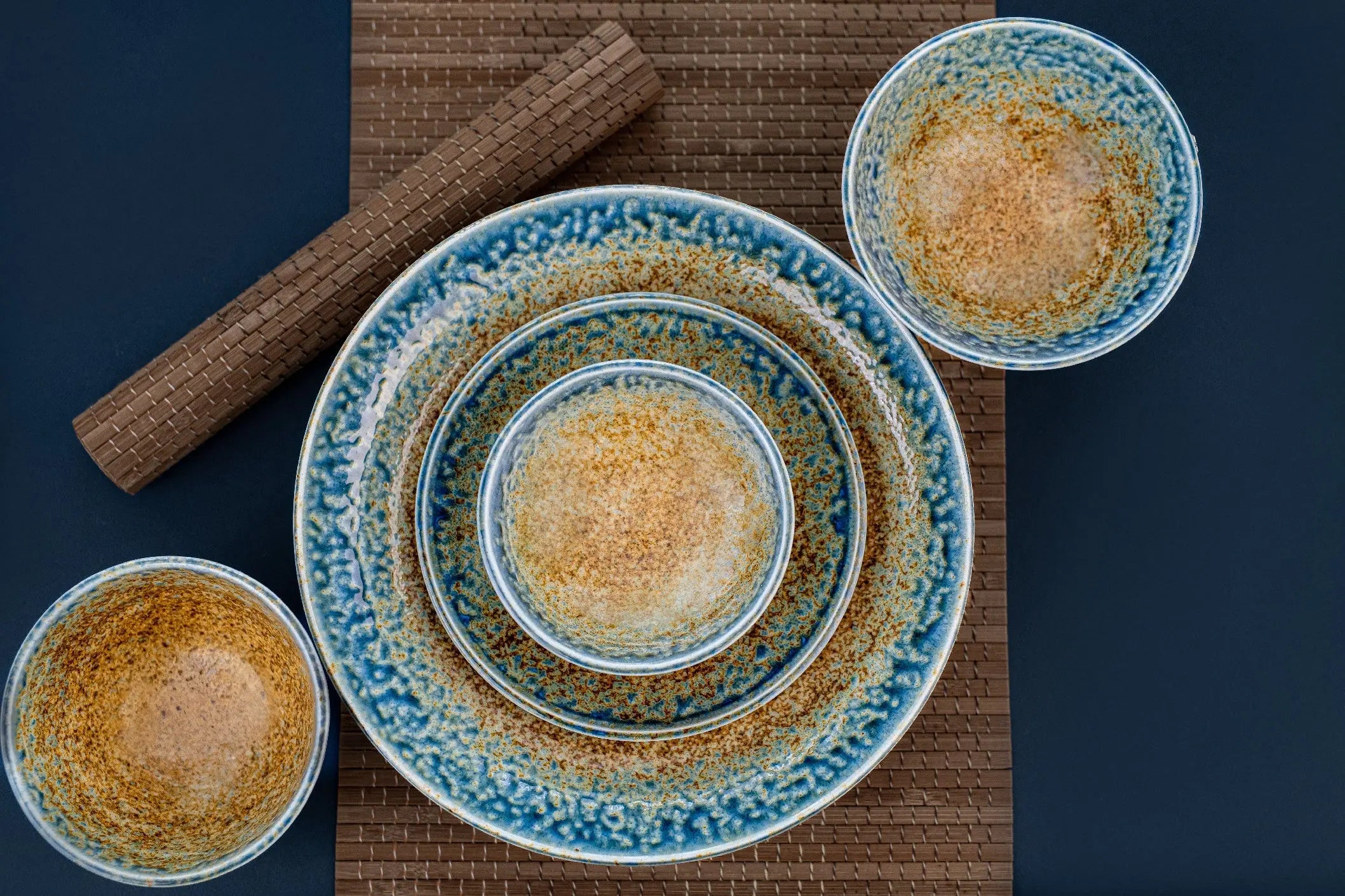 Tapas Plate 17cm Earth & Sky Glaze Wholesale Hub
