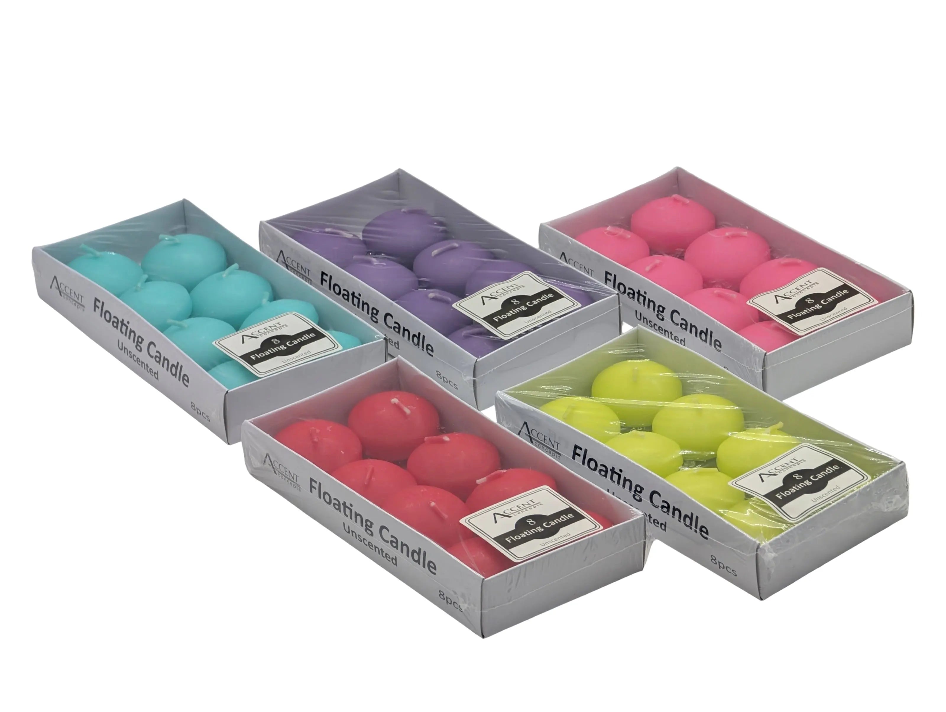 bulk 192 Floating Candle 5 Assort Wholesale Hub