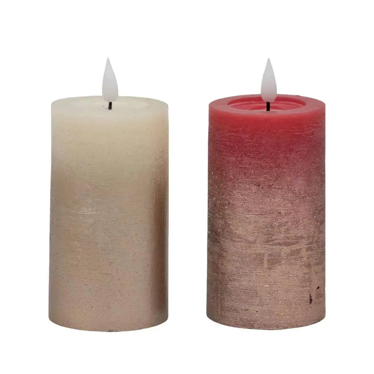 bulk 24 Led Gold Splash Taper Candle Asst 10cm Wholesale Hub