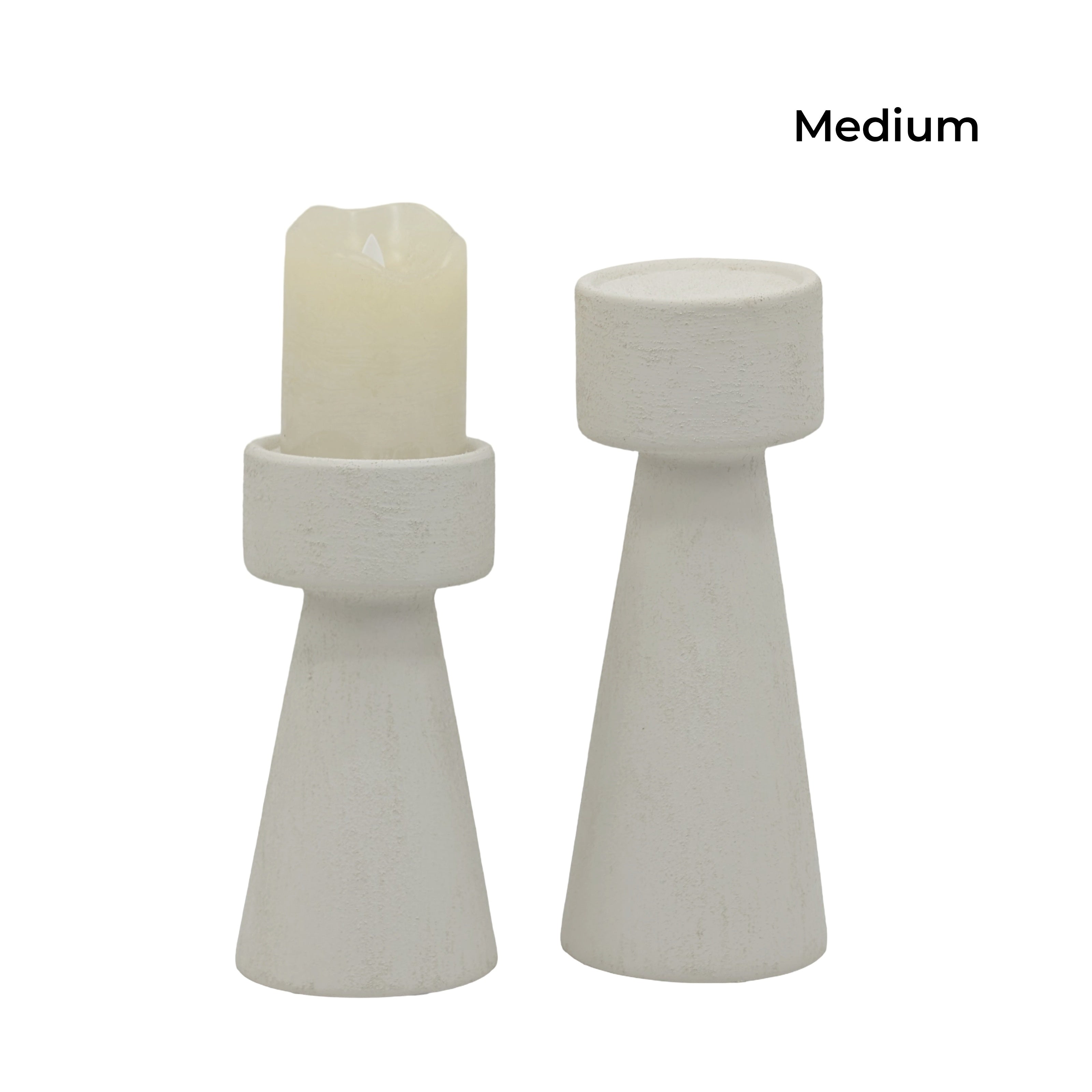 bulk 6 Minimalist Nordic Candle Holder 21cm Wholesale Hub