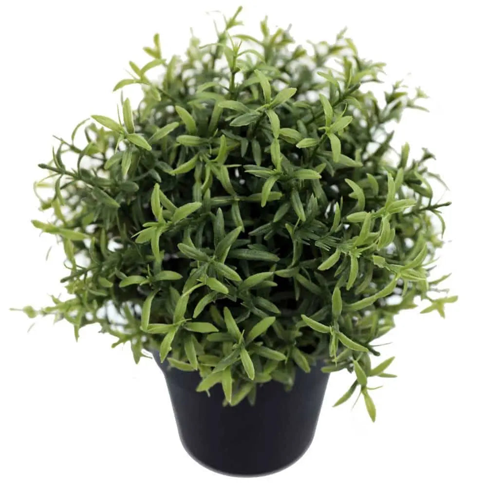 Small Potted Artificial Rosemary Herb Plant UV Resistant 20cm Wholesale Hub