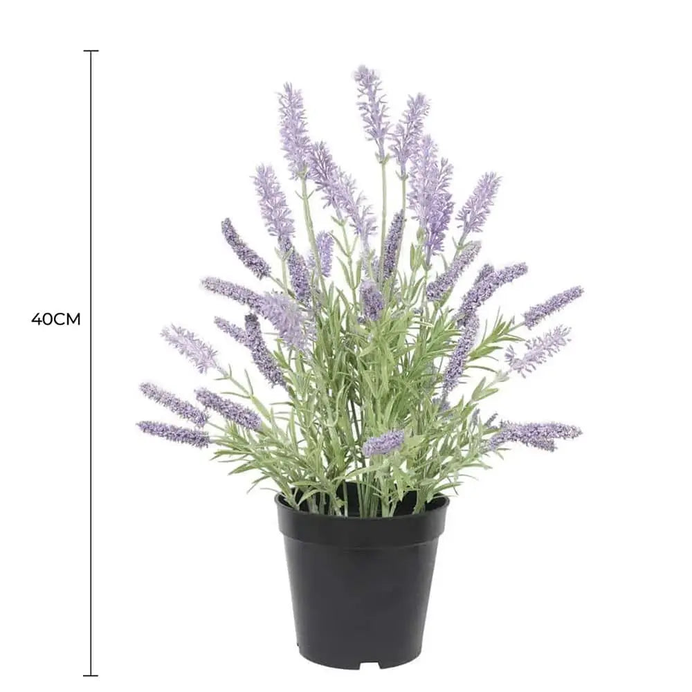 Artificial Lavender Plant 40cm Wholesale Hub