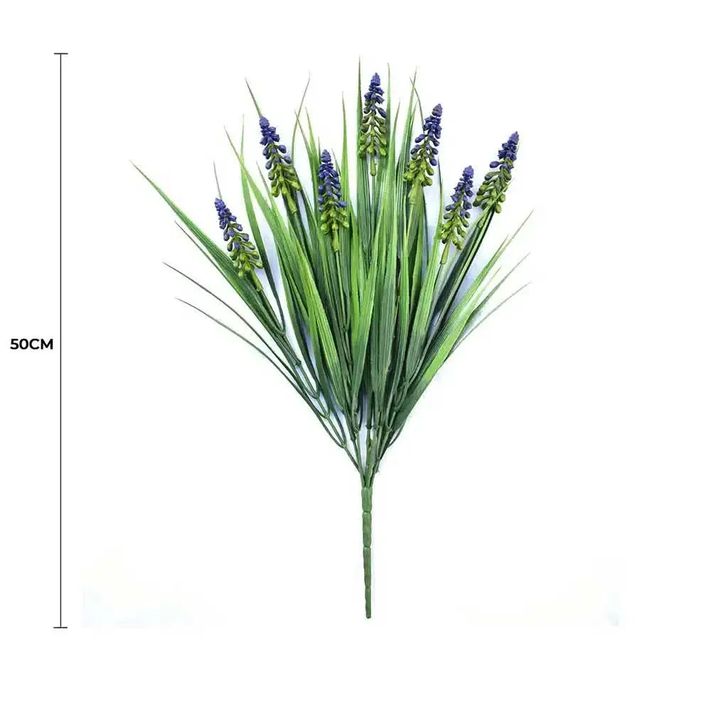 Artificial Dense English Lavender Stem UV Resistant 50cm Wholesale Hub