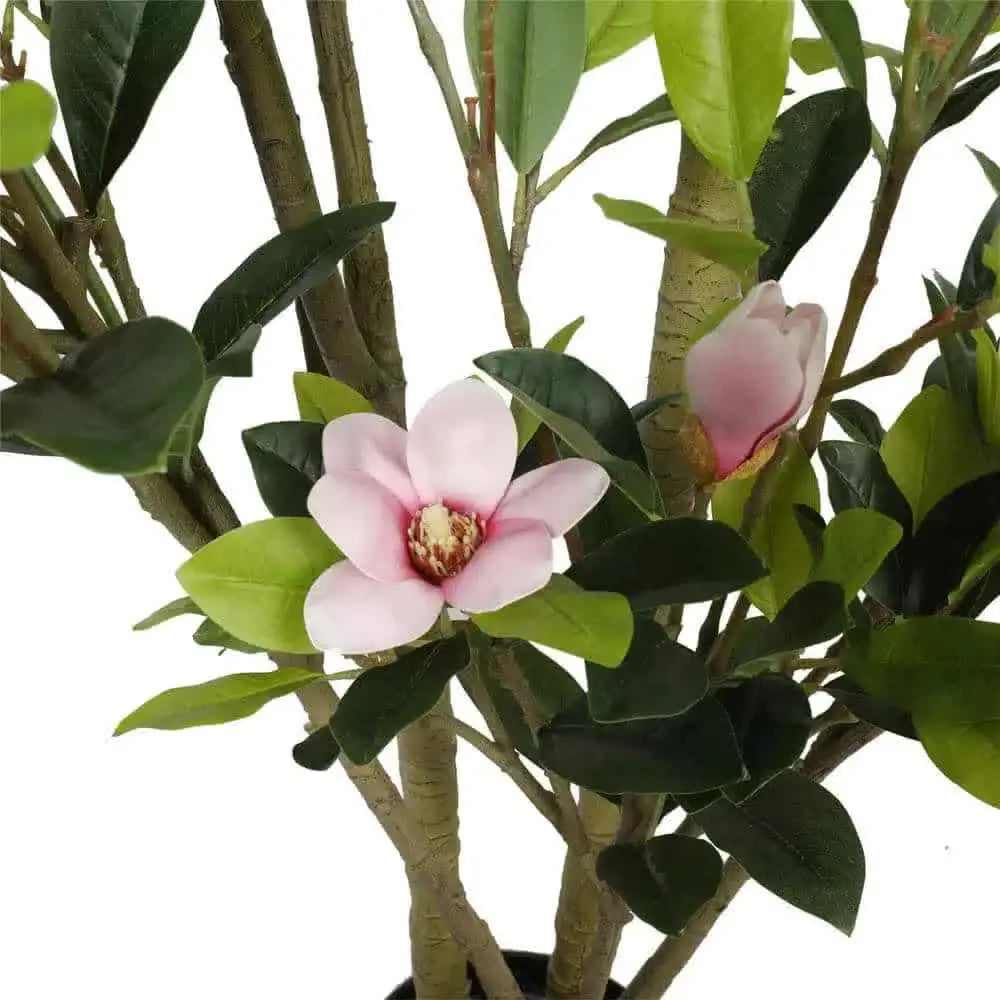 Faux Flowering Pink Magnolia Tree with Pot 250cm Wholesale Hub