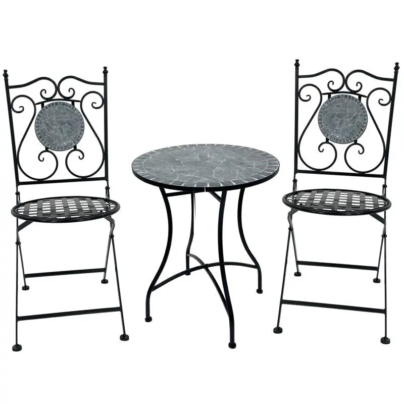 Grigio 3pc Settings Table Chairs Wholesale Hub