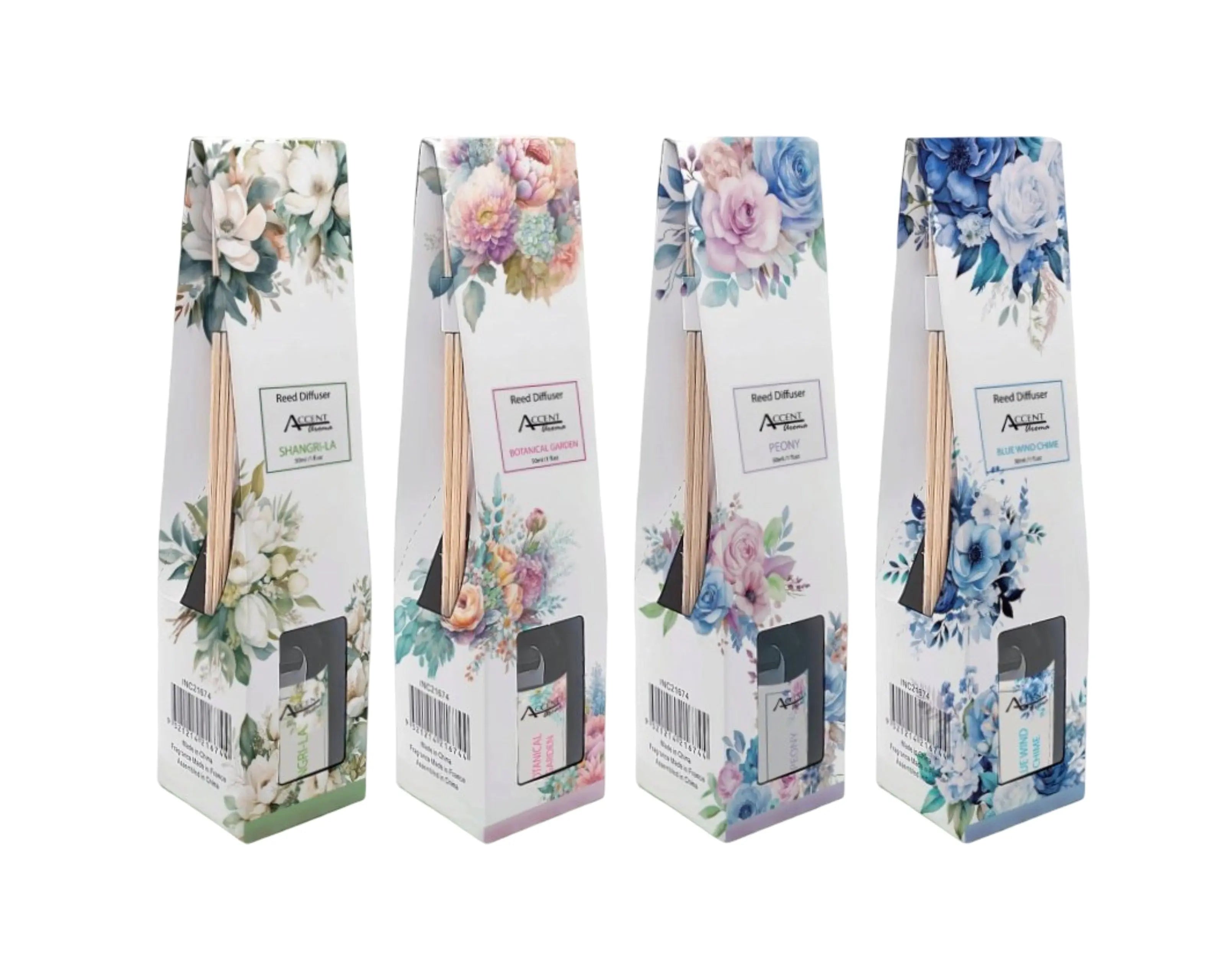 bulk 48 Aromatic Bouquet Diffuser 50Ml 4 Asst Wholesale Hub