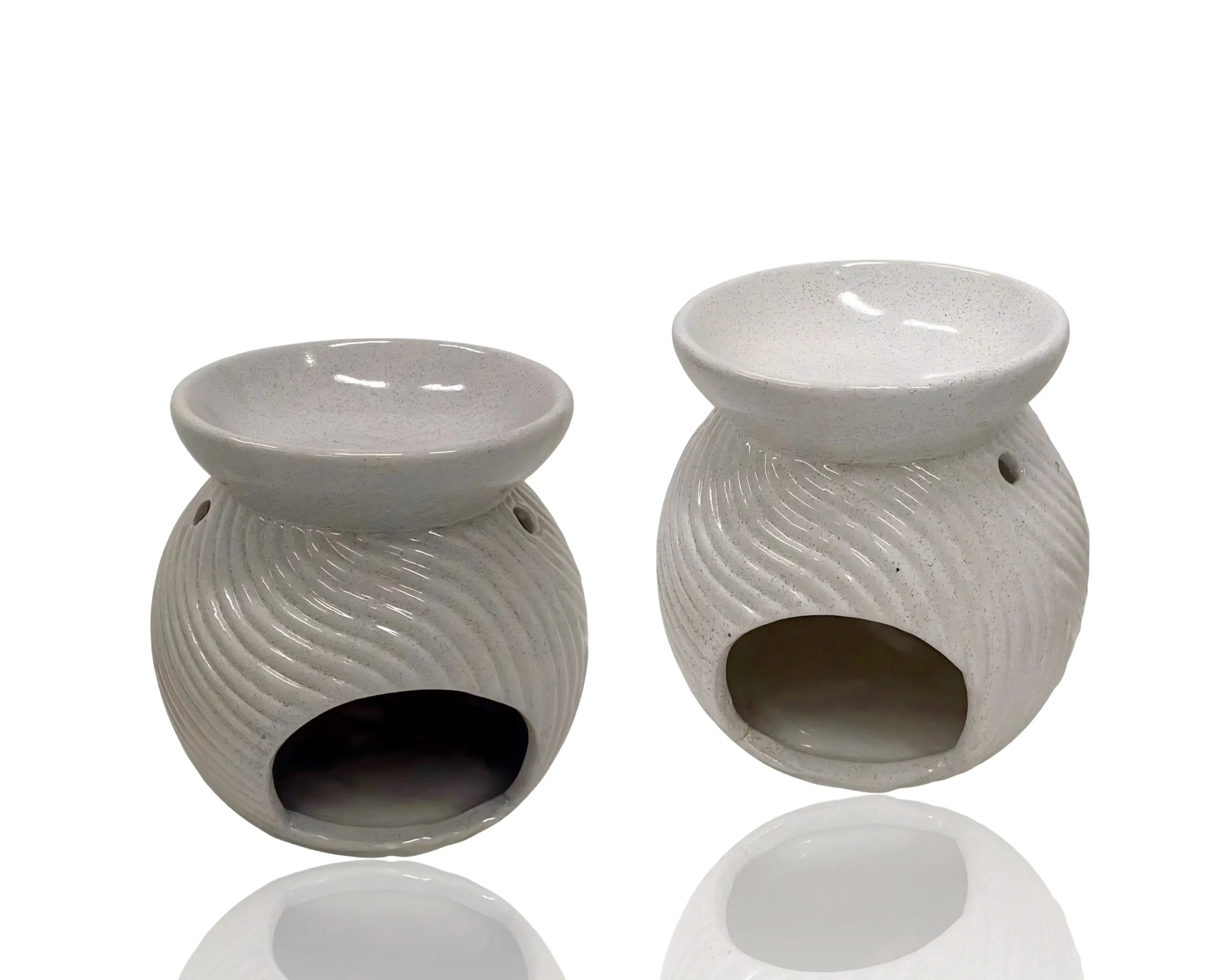 bulk 24 Ceramic Ocean Wave Oil Burner 11x10cm Wholesale Hub