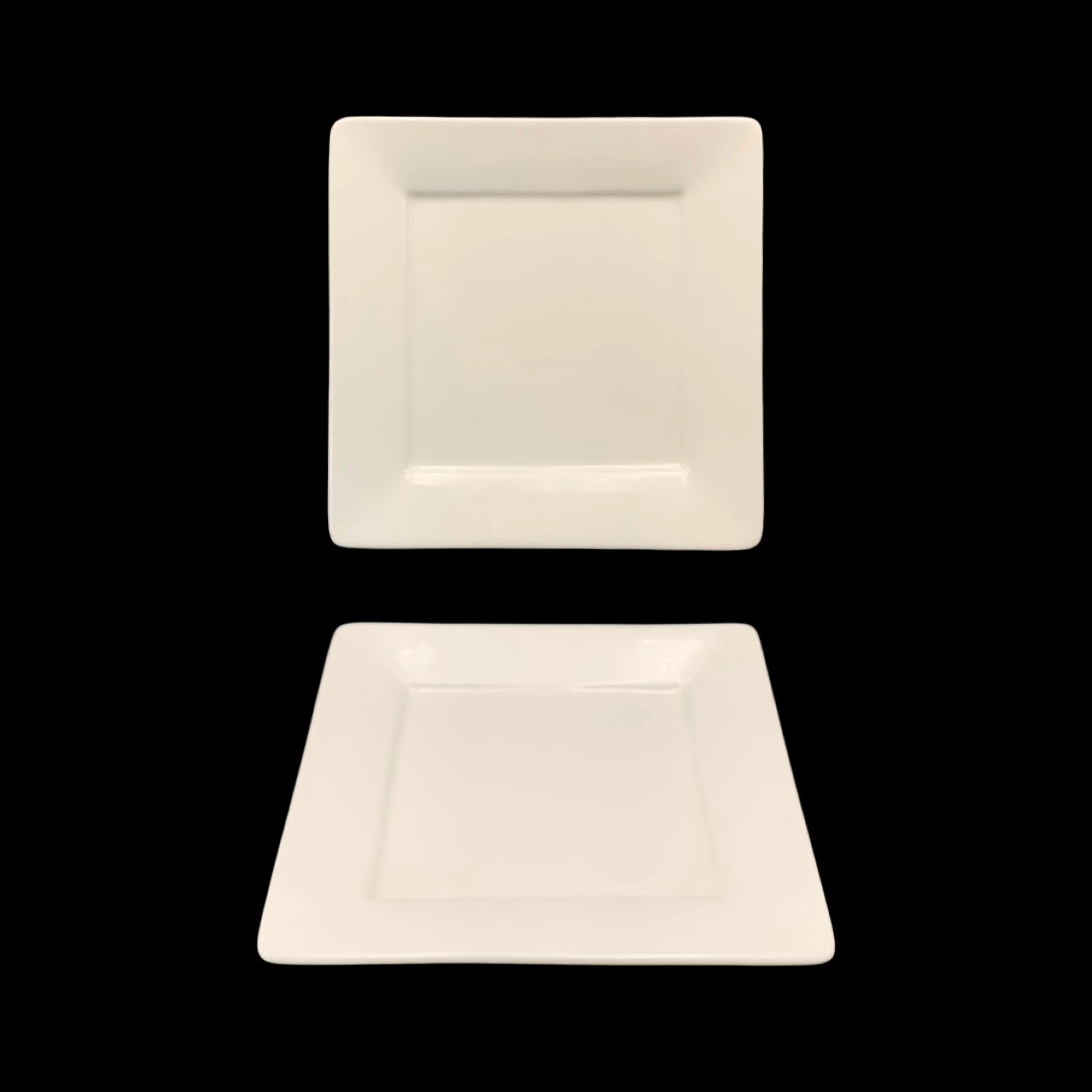 bulk 24 White New Bone China Square Side Plate 15cm Wholesale Hub