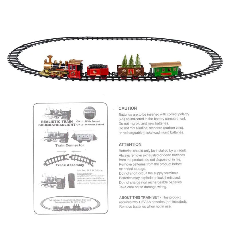 NNEOBA Christmas Village Train Set Wholesale Hub