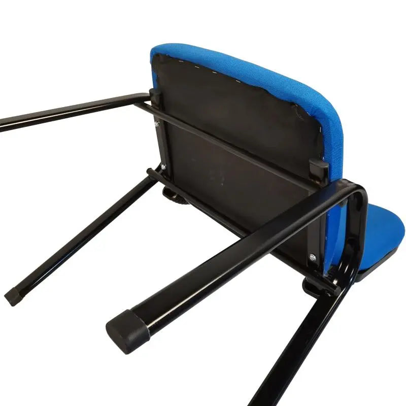 NNECN Stackable Office Conference Visitor and Community Chairs (Set of 7-Blue) Wholesale Hub