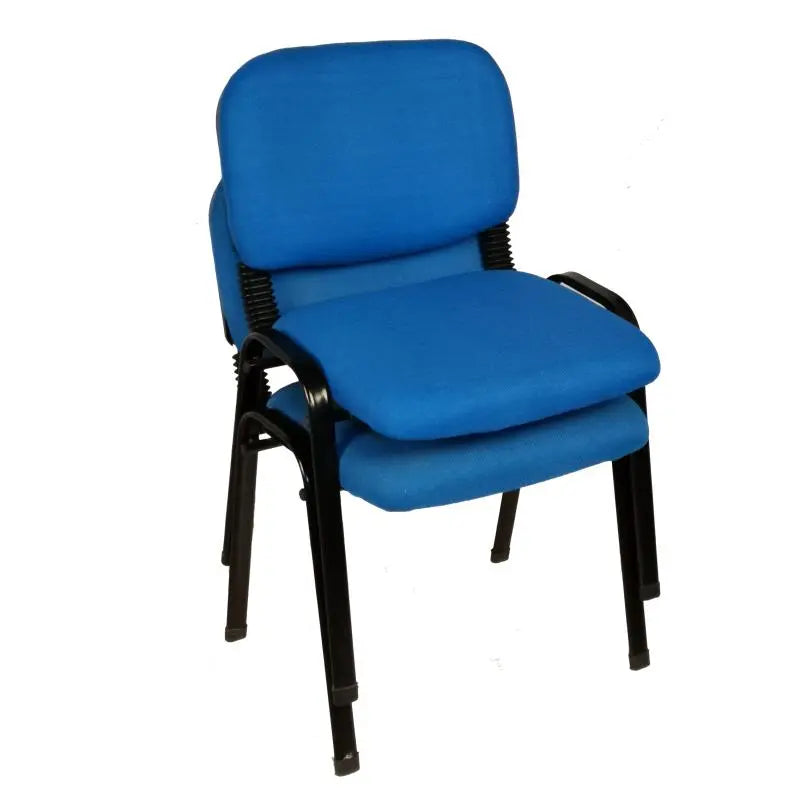 NNECN Stackable Office Conference Visitor and Community Chairs (Set of 7-Blue) Wholesale Hub