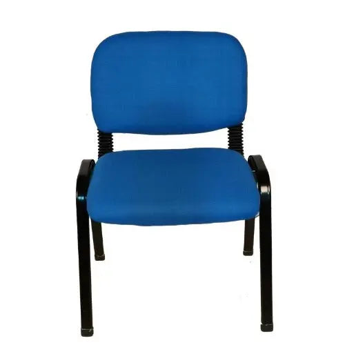NNECN Stackable Office Conference Visitor and Community Chairs (Set of 7-Blue) Wholesale Hub