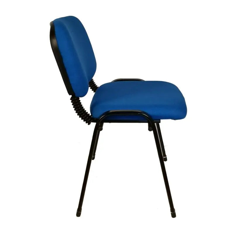 NNECN Stackable Office Conference Visitor and Community Chairs (Set of 7-Blue) Wholesale Hub