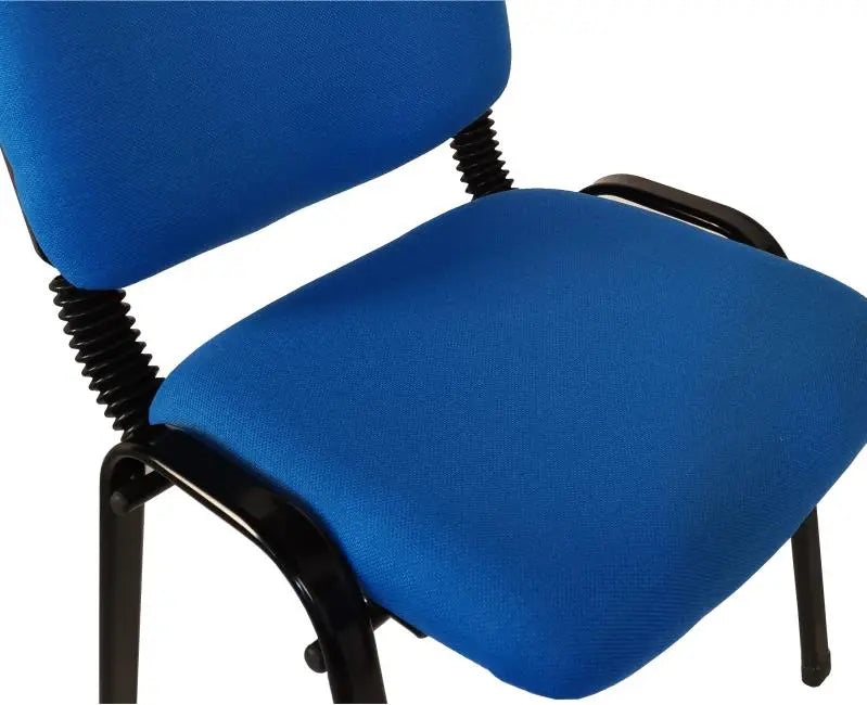 NNECN Stackable Office Conference Visitor and Community Chairs (Set of 7-Blue) Wholesale Hub