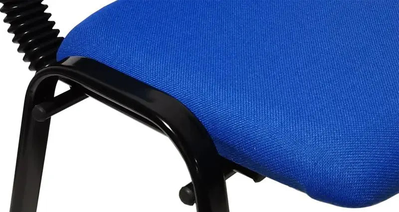 NNECN Stackable Office Conference Visitor and Community Chairs (Set of 7-Blue) Wholesale Hub