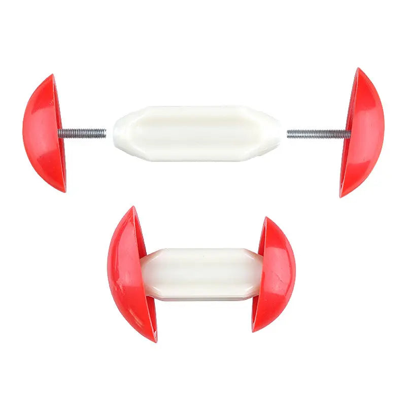 Adjustable Plastic Shoe Stretcher, Red and White, Universal Size Wholesale Hub