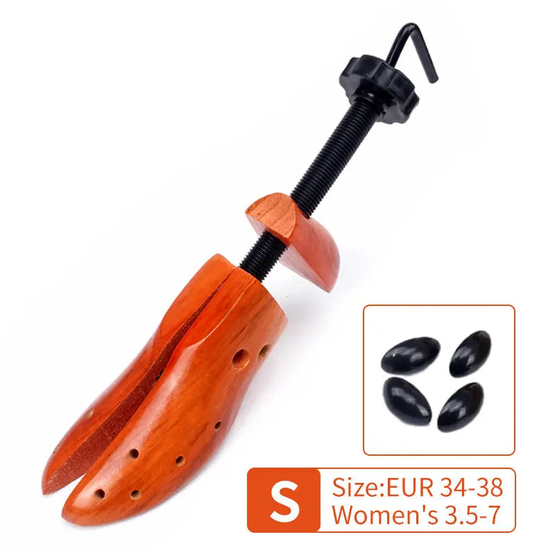 1 PCS Brown Adjustable Wooden Shoe Stretcher for Women, Small Size (EUR 34-38) Wholesale Hub
