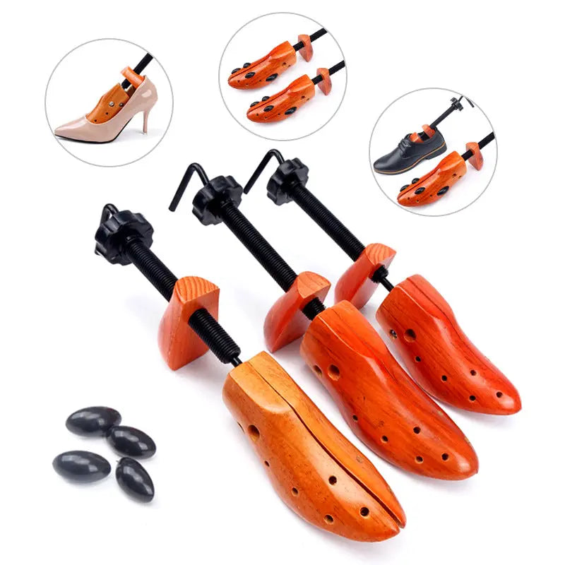 1 PCS Brown Adjustable Wooden Shoe Stretcher for Women, Small Size (EUR 34-38) Wholesale Hub