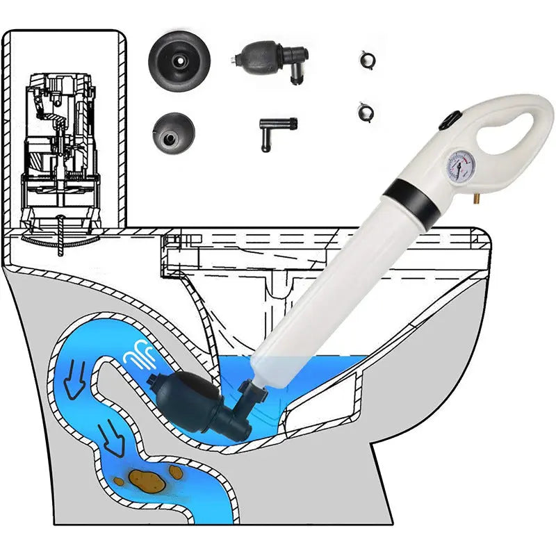 Powerful Air Drain Blaster Plunger for Toilet, Sink, and Floor Drains Wholesale Hub