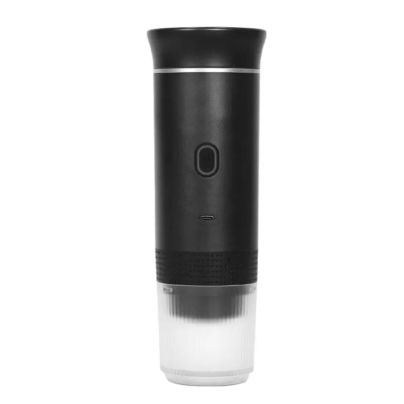 Black Portable Espresso Coffee Machine - Universal 3-in-1 Capsule, Coffee Powder, and Espresso Maker Wholesale Hub