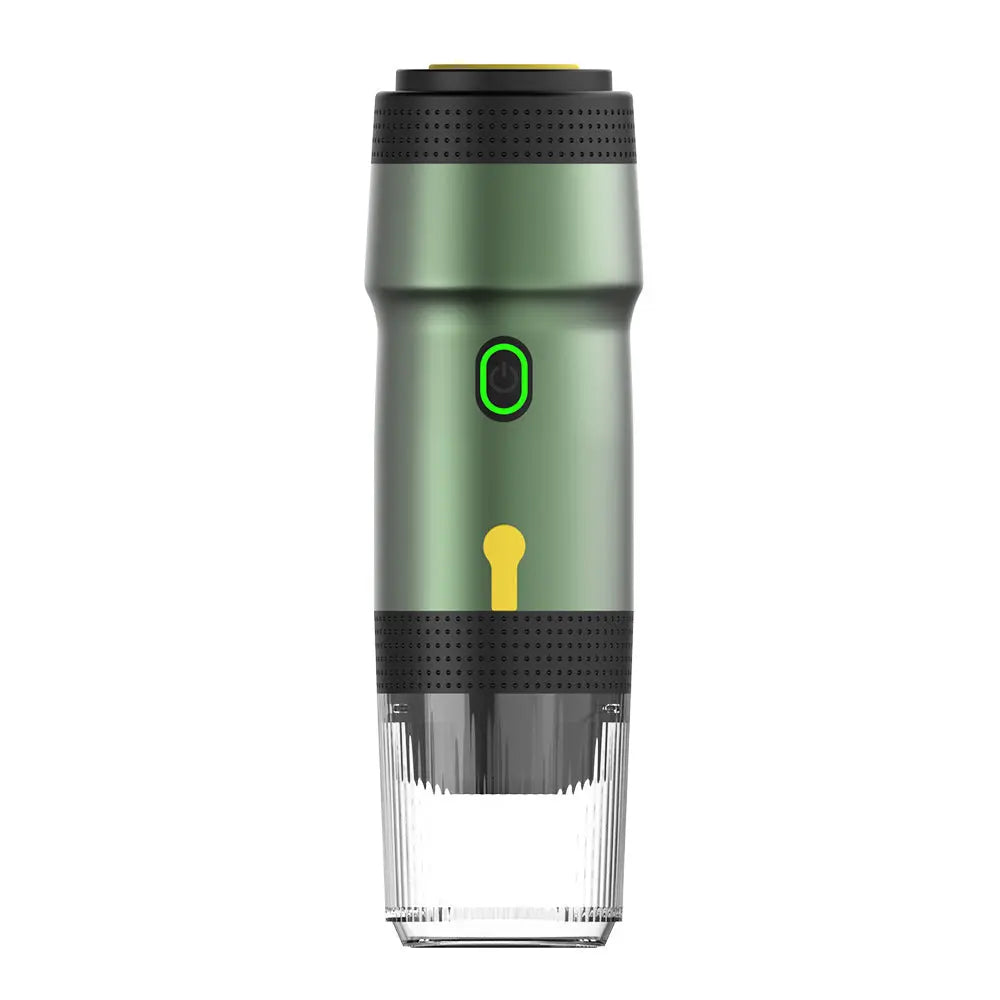 Green Portable Fully Automatic Espresso Coffee Machine - Universal 3-in-1 Capsule, Coffee Powder & Espresso Maker Wholesale Hub