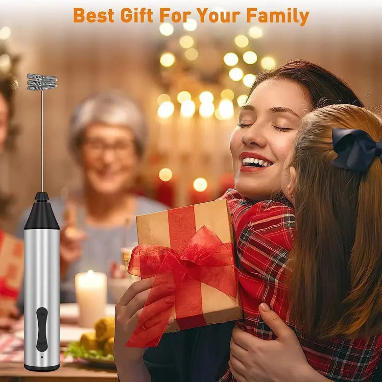 Rechargeable Electric Milk Frother, Handheld Foam Maker, Coffee Frothing Wand, Whisk for Milk, Coffee, and Baking Wholesale Hub