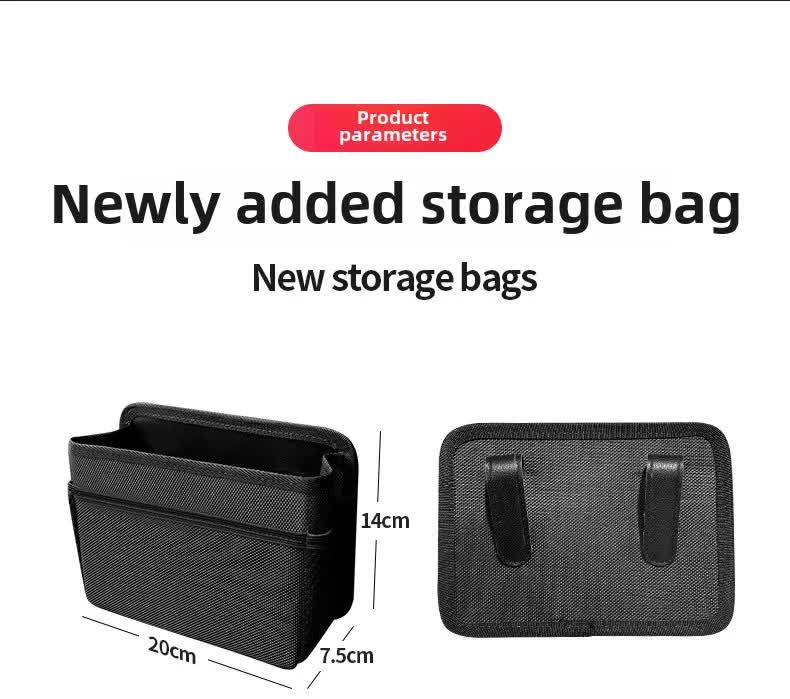 Grey Upgraded Waterproof Car Storage Bag - Multi-Position Hanging Organizer Wholesale Hub