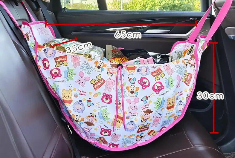 Nevy Blue Car Back Seat Organizer Hammock - Portable Storage Solution Wholesale Hub